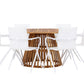 Tucumán Rund Dining Set - Pakke med 5