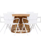 Tucumán Rund Dining Set - Pakke med 5