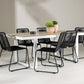 Merlo Rectangular Dining Set - Pakke med 4