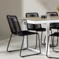 Merlo Rectangular Dining Set - Pakke med 4