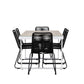 Merlo Rectangular Dining Set - Pakke med 4