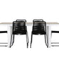 Merlo Rectangular Dining Set - Pakke med 4