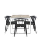 Merlo Rectangular Dining Set - Pakke med 2