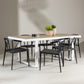 Merlo Rectangular Dining Set - Pakke med 2