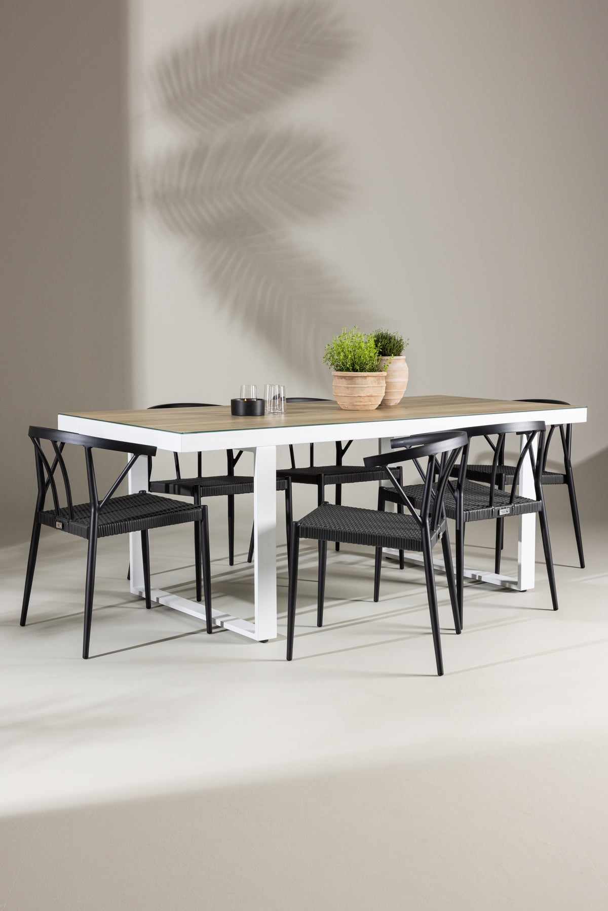 Merlo Rectangular Dining Set - Pakke med 2