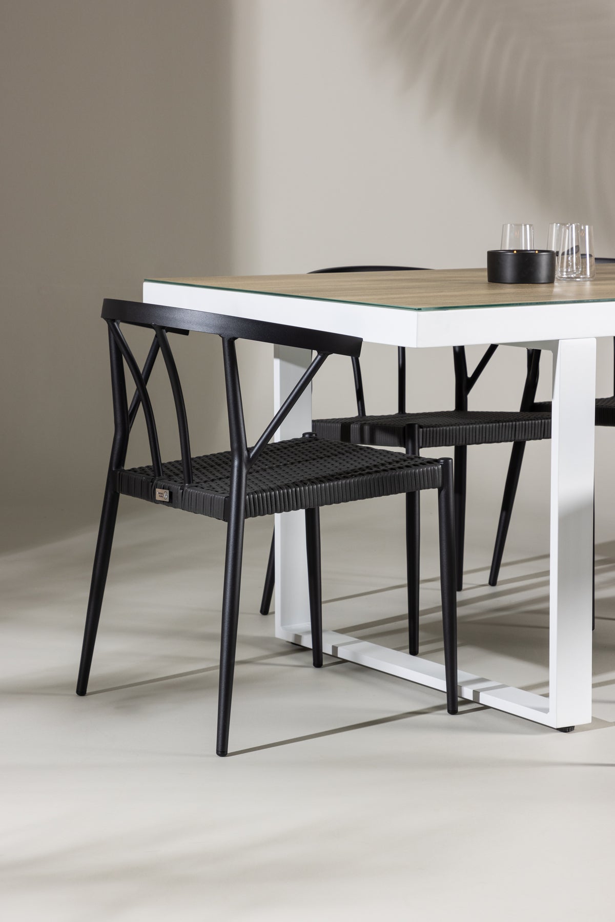 Merlo Rectangular Dining Set - Pakke med 2