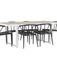 Merlo Rectangular Dining Set - Pakke med 2