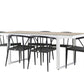 Merlo Rectangular Dining Set - Pakke med 2