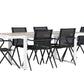 Merlo Rectangular Dining Set - Pakke med 4