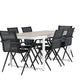 Merlo Rectangular Dining Set - Pakke med 4