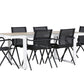 Merlo Rectangular Dining Set - Pakke med 4