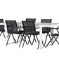 Merlo Rectangular Dining Set - Pakke med 4