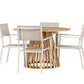 Lumpur Rund Dining Set - Pakke med 4