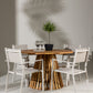 Lumpur Rund Dining Set - Pakke med 4