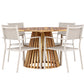 Lumpur Rund Dining Set - Pakke med 4