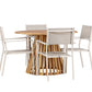 Lumpur Rund Dining Set - Pakke med 4