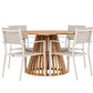 Lumpur Rund Dining Set - Pakke med 4