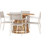 Lumpur Rund Dining Set - Pakke med 4