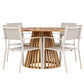 Lumpur Rund Dining Set - Pakke med 4