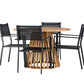 Lumpur Rund Dining Set - Pakke med 4