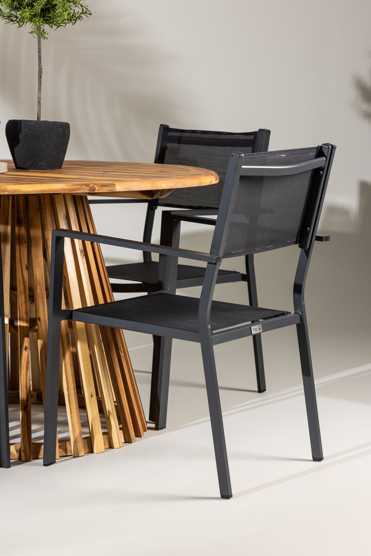 Lumpur Rund Dining Set - Pakke med 4