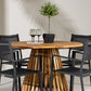 Lumpur Rund Dining Set - Pakke med 4