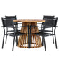 Lumpur Rund Dining Set - Pakke med 4