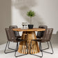 Lumpur Rund Dining Set - Pakke med 4