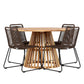 Lumpur Rund Dining Set - Pakke med 4