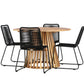 Lumpur Rund Dining Set - Pakke med 4