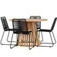 Lumpur Rund Dining Set - Pakke med 4