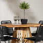 Lumpur Rund Dining Set - Pakke med 4