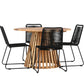 Lumpur Rund Dining Set - Pakke med 4