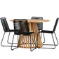 Lumpur Rund Dining Set - Pakke med 4