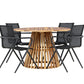 Lumpur Rund Dining Set - Pakke med 4