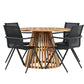 Lumpur Rund Dining Set - Pakke med 4